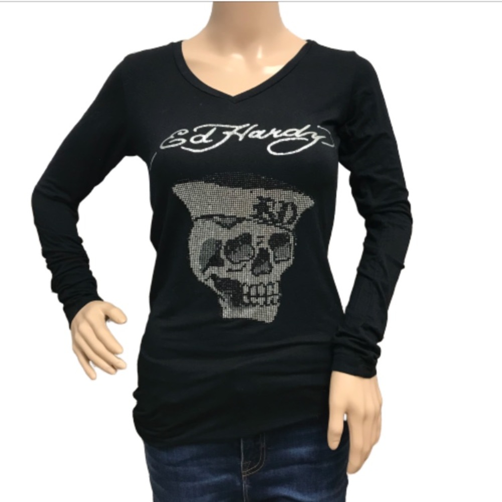 Ed hardy skull shirt
